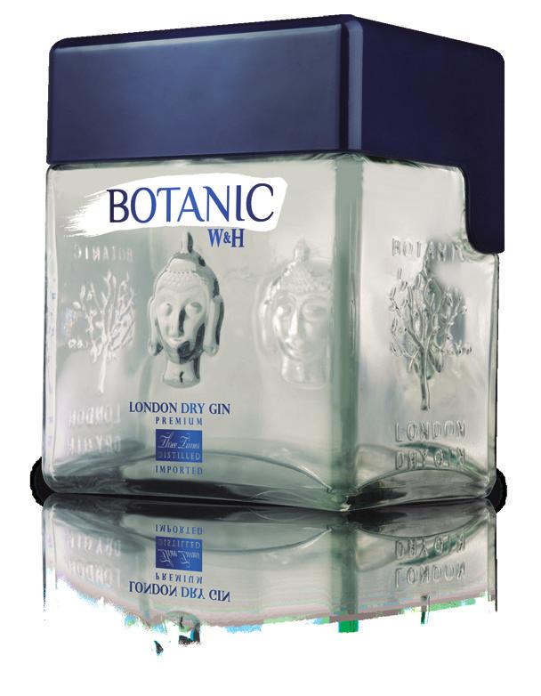 ESPIRITUOSOS Ginebra BOTANIC Premium Ginebra del tipo London Dry con triple proceso de destilación.