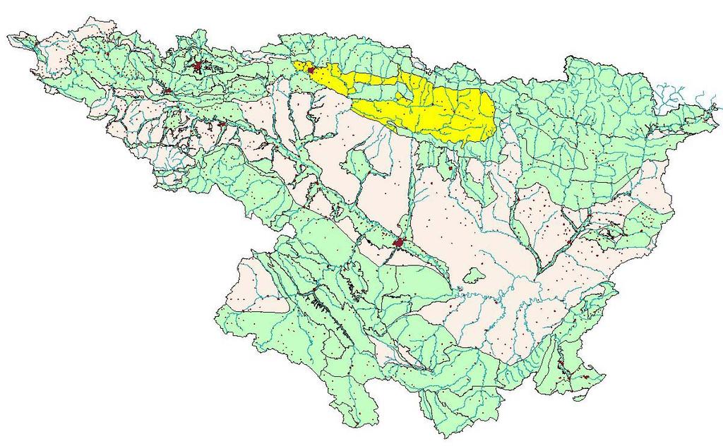 1.- LOCALIZACIÓN Y LÍMITES Esta masa de agua subterránea alberga una extensa superficie de 4.066 km², repartida entre las comunidades autónomas de Navarra (21%) y Aragón (79%).