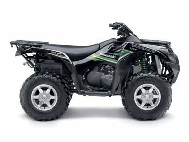 ATV Los ATV Kawasaki están diseñados para una gran durabilidad, facilidad de mantenimiento y comodidad.