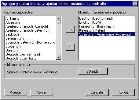 Comunicación 3.3 Servidor web 3.3.1 Ajustes del idioma Introducción El servidor web proporciona información en los siguientes idiomas: Alemán (Alemania) Inglés (EE.UU.