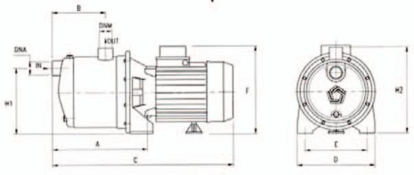 Motores: - Monofásicos 230V-50Hz (± 5%) con protector térmico de rearme automático - Aislamiento clase F. - Protección IP-44.