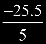 Entonces, cuál es el valor de -15-5 El cociente de dos números negativos es positivo. Cuando dividimos varios números con diferentes signos, cuenta el número de negativos.