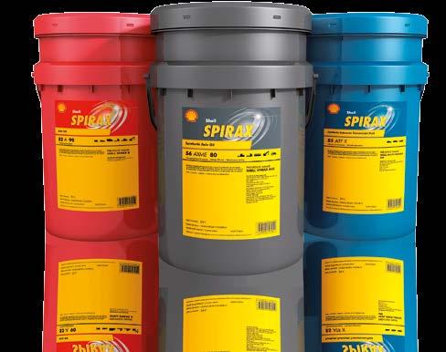 Shell Spirax FOLLETA DE LA FAMILIA DE IR A GAMA DE Los lubricantes están diseñados para proteger los componentes de transmisión para que trabajen de manera eficiente.