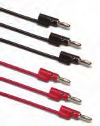 de 4 mm y microganchos Los microganchos se conectan a cables de hasta 1 mm de diámetro Cables aislados de PVC de 90 cm de