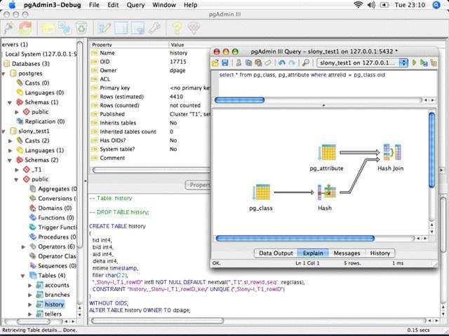 PgAdmin3 Es una interfaz comprensible para el diseño y administración de una base de datos PostgreSQL, diseñada para ejecutarse en la mayoría de los Sistemas