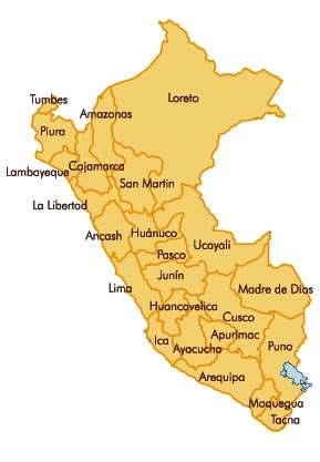 El desarrollo de la Energía a Eólica E en el Perú: distribución n geográfica de proyectos Potencia Total Instalada en Estudio: 4,580 MW 2 Norte: 18 Proyectos - 2,270 MW 63% 1 7