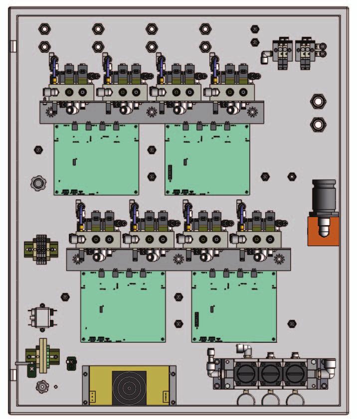 Panel de la bomba HDLV sistema automático Prodigy 3 2 2 0 3 9 4, 5 6 7 Figura 0 Piezas de repuesto