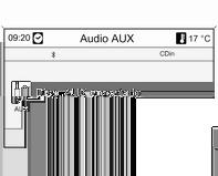 54 Entrada AUX Una fuente de audio conectada a la entrada AUX se puede accionar sólo a