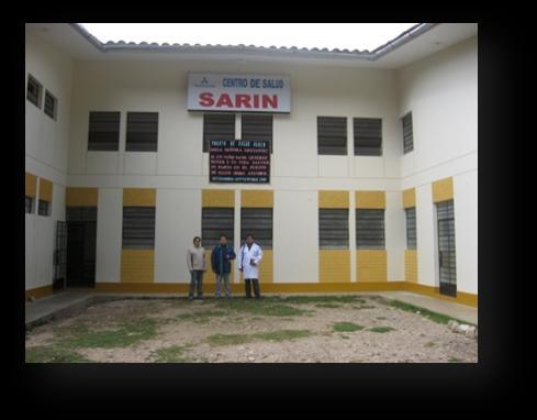 distrito de Sarin y el Jefe de la Microrred Sarin del departamento de La Libertad ejecutaron un proyecto para la construcción de la primera Casa Materna de Espera.