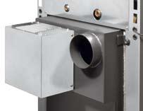 REGULACIÓN DE LA POTENCIA La regulación mecánica unida al control de la ventilación permite adecuar la potencia de la caldera a las cargas térmicas de la instalación.