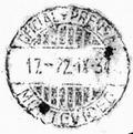 Estudios de varios filatelistas descartan la legitimidad de su uso sobre los sellos de tipo Pegaso taladrados para Servicio Oficial de los cuales existen una cantidad reducida de piezas con una fecha