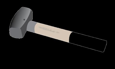The handle-head fixation is reinforced in both handle types, completely avoiding the disattachment of the head from the handle. Their manufacturing materials guarantee a durable use.