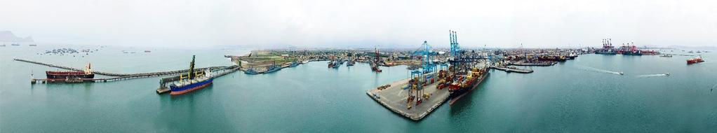 Integración de los puertos al sistema de transporte nacional y a la cadena logística internacional.