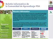 Comunidad de aprendizaje de mecanismos locales de PSA Boletín Informativo de la Comunidad de Aprendizaje PSA http://www.conafor.gob.