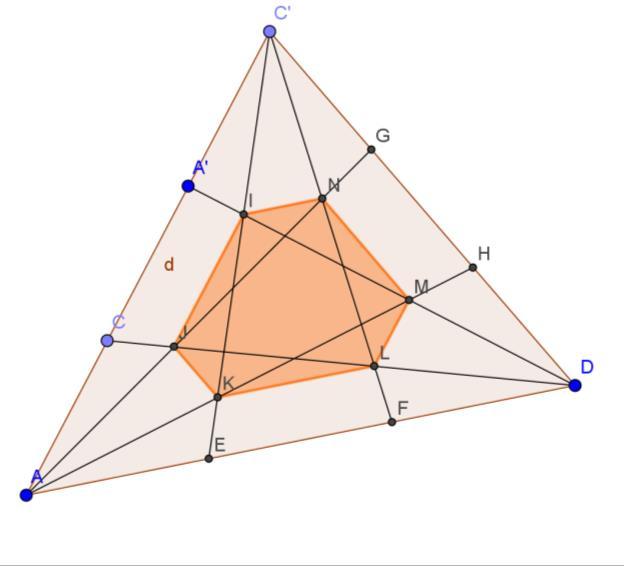 Teorema de Marion Dividir cada lado de un triángulo, en n partes congruentes, con n> o igual a 3.