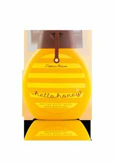 NÉCTAR DE DUCHA MIMA TUS SENTIDOS CON LA DULZURA DE LA MIEL! Cuál es la función del Néctar de Ducha Hello Honey? Este producto ha sido creado sobre la base de ingredientes suaves.