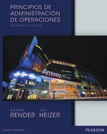 Dirección de la Producción y de Operaciones Autor: HEIZER/RENDER ISBN: 9788483223611 ISBN ebook: