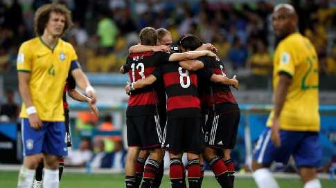 Alemania destrozó a Brasil en