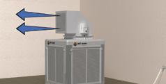 Enfriamiento evaporativo RESC MANN Salida de aire frontal Código Modelo Caudal Regulación Espesor panel Eficacia panel Potencia Potencia Tensión de aire Caudal enfriador enfriador ventilador BOmba