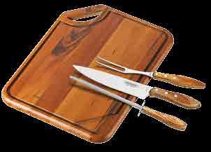 trinchante / Carving fork / Tenedor trinchante Kit para churrasco 3 pçs.