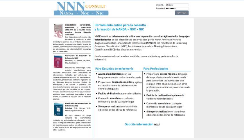 4 Historia de la herramienta NNNConsult lanzó en 2012 como una herramienta de consulta y búsqueda ágil de las taxonomías enfermeras NANDA, NOC y NIC.