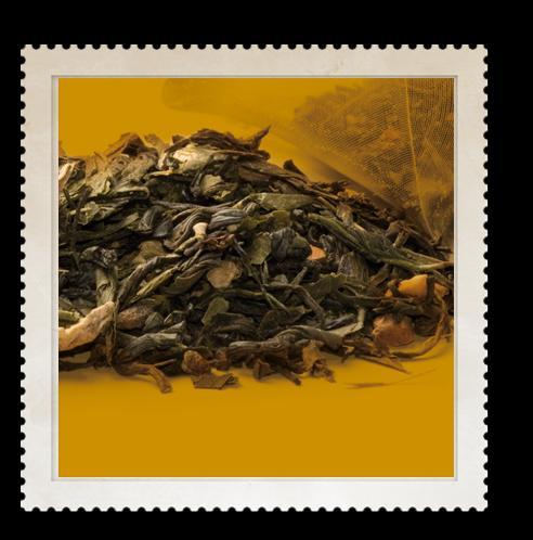 TÉ LLEVA. Té verde aromatizado con hierbabuena. El famoso Té marroquí. Hojas de té verde enrolladas en pequeñas bolas y acompañadas con hierbabuena.