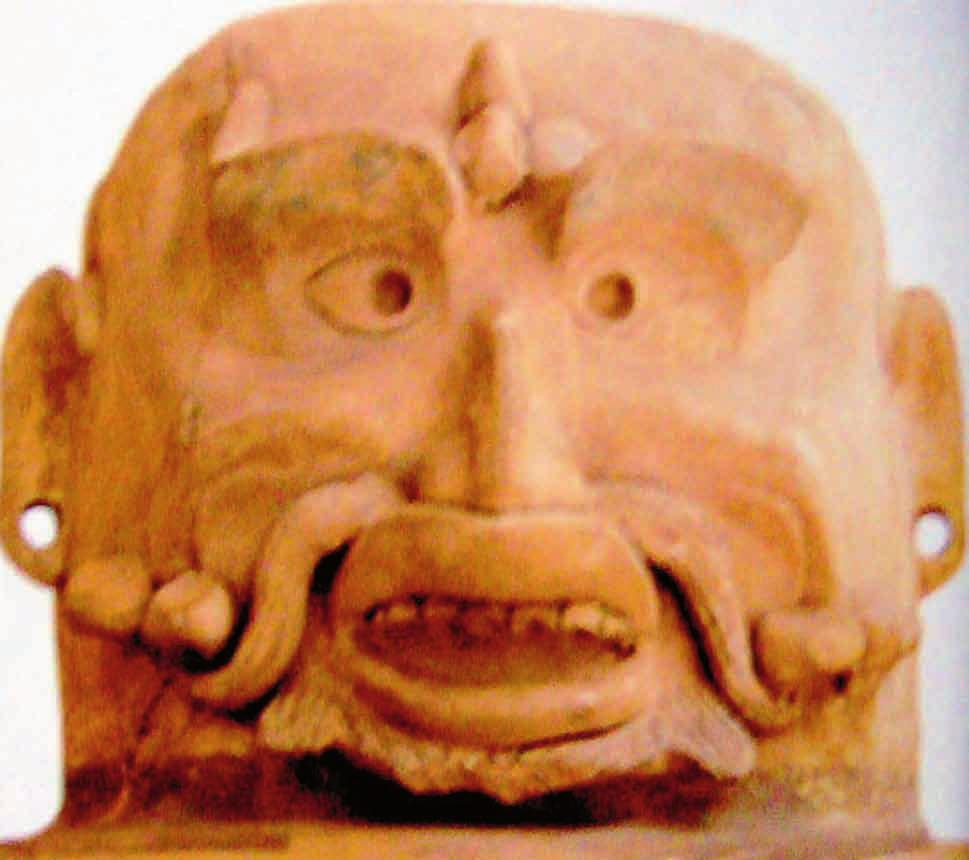 24-25) escultórica del Tzompantli, plataforma cubierta con imágenes de cráneos, que sostenía la rejilla de madera donde se colocaban los cráneos de los