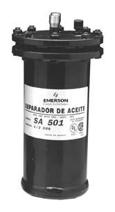 El uso del separador puede representar ahorro de energía y costo de operación al asegurar que el evaporador funciona sin acumulación de aceite.