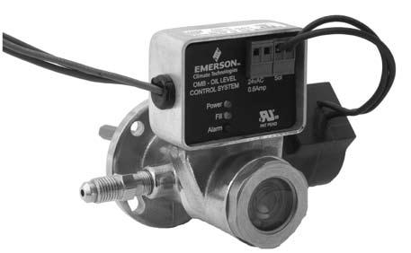 OMB Control Electrónico de Nivel Thermo Aplicación Control electrónico de protección vs. bajo nivel de aceite en compresores de refrigeración conectados en paralelo.