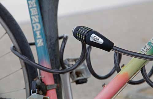 Antirrobos de bicicleta NUEVO DISEÑO Flash Avant 180 Spiral Combinacion 180 Cable trenzado de acero galvanizado recubierto de vinilo.