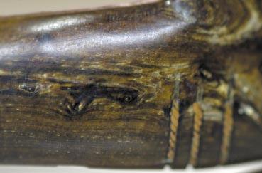 Una de las caracteristicas que permite diferenciar entre madera y octocoral es que las piezas