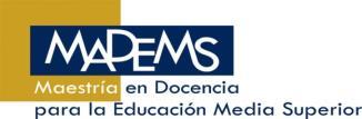 Programa de Maestría en Docencia para la Educación Media Superior (MADEMS) 1 Maestría en Docencia para la Educación Media Superior Campo de conocimiento: Español Instructivo de la Convocatoria