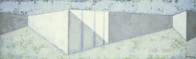 Gerardo Rueda. Composición (Paisaje) II. 1967. 40 x 130 cm.