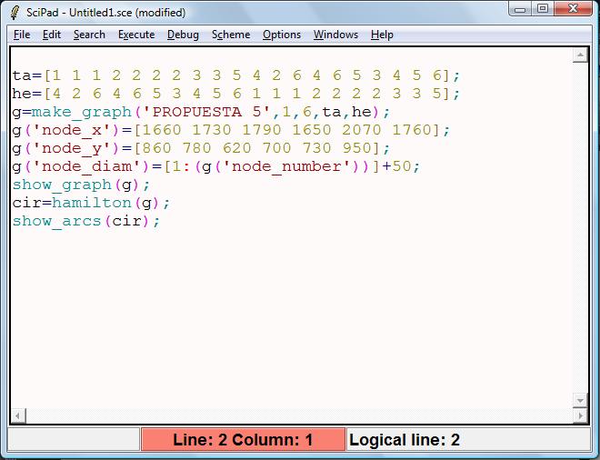 Los input necesario para compilar el programa son las coordenadas de los 42 puntos más el almacén, además los posibles arcos que existe como variable de unión.