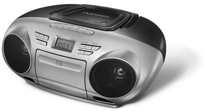 GUÍA DEL USUARIO Boombox de CD con reproductor de casetes y radio AM/FM NS-BCDCAS1