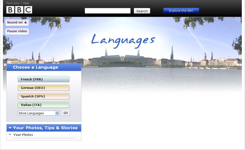 Página web de la BBC de enseñanza de idiomas Continuamos con http://www.elanguageschool.net/ para aprender hasta 10 idiomas de forma sencilla y básica. Con http://www.vaughanclassroom.