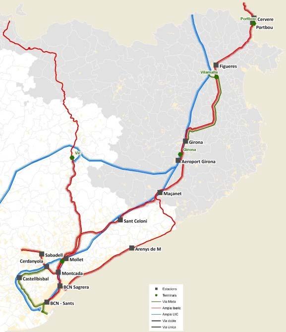 4. Noves oportunitats: projectes de futur Oportunitats ferroviàries i logístiques previstos 1.