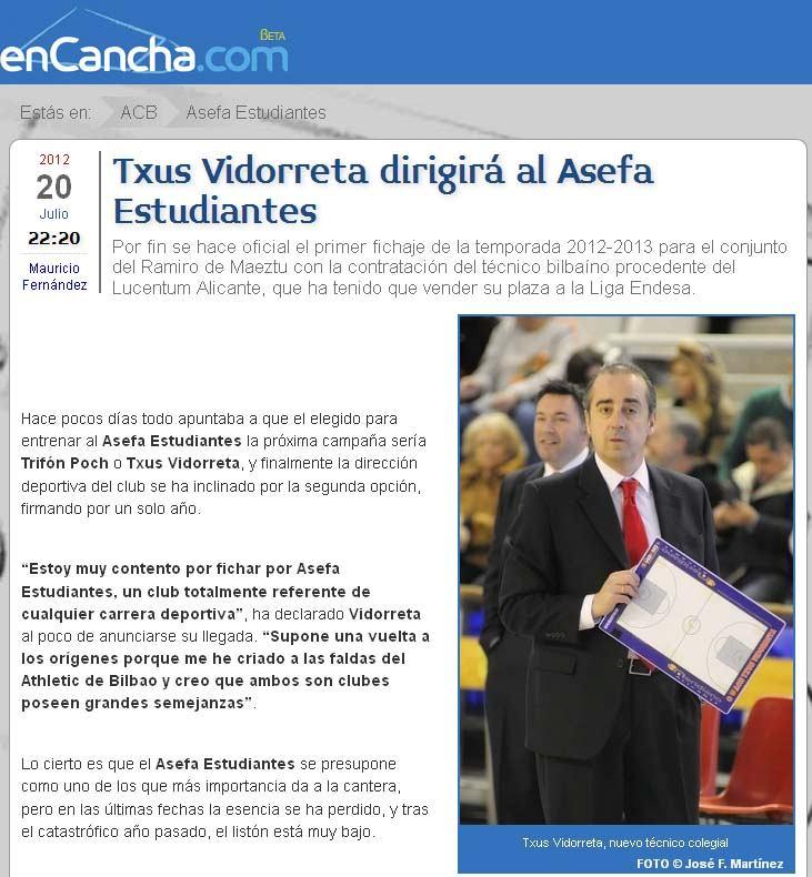 @ENCANCHA Txus Vidorreta