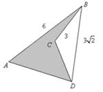 Demuestre utilizando la fórmula de Herón que el área de un triángulo equilátero es l A = 4. Para demostrar la fórmula de Herón, realice los siguientes pasos.