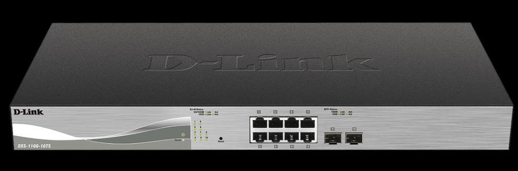 DXS-1510-12SC GbE + 2 puertos combo 10Base-T/SFP+ Capacidad de Conmutación de