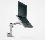Accesorios Ellipta Soporte para portátil Vitaflex Para colocar el portátil o teléfono para todos los brazos orientables Ellipta Acero Aluminio blanco, RAL 9006 Volumen de