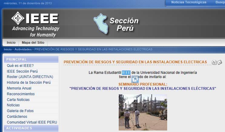 IEEE Perú http://www.ieeeperu.