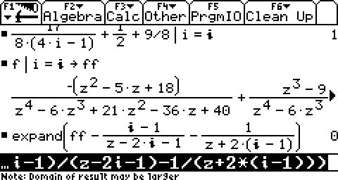 Ma3002, Resultados sobre Integrales de ontorno en Variable ompleja, problemas resueltos 6 cuando la invocamos nuestra expresión es sólo una fracción con denominador z + 2 (i ): Que obtengamos 0