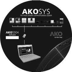 Mediante el software AKOSoft podrá parametrizar los equipos, configurar la red y supervisar la instalación, de modo local, mediante el puerto USB o a distancia a través de una red de ordenadores.