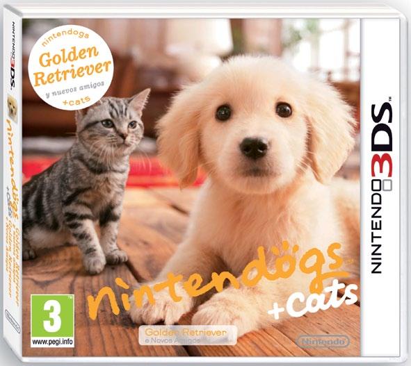 Nintendogs +cats es un juego de simulación de animales donde el jugador posee, juega y cuida de cachorros, y como novedad esta vez, también de gatitos.