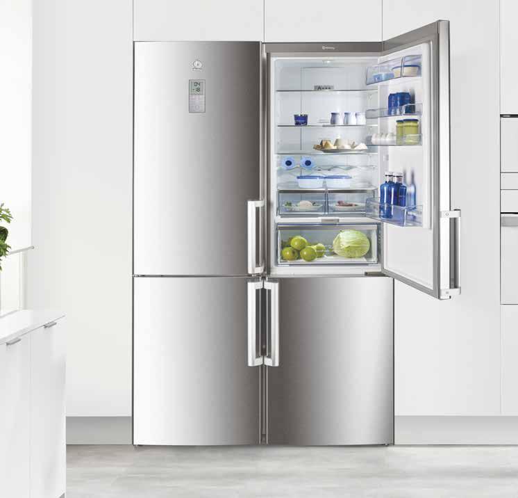 Nueva tecnología de frío NoFrost: Full Skin Condenser Los nuevos frigoríficos combinados Balay NoFrost, de ancho 60 cm, cuentan con la nueva tecnología de frío Full Skin Condenser.