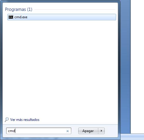 Windows XP: Haga clic sobre el botón de Inicio