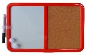 4 cm.  Presentacion: caja blanca PIZARRA MAGNETICA CON CORCHO COLOR MS-151 2994 Medidas: 28.