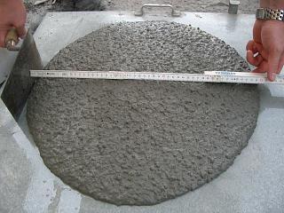finos y altos contenidos de cemento Distribución