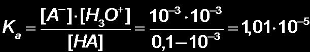 P2 Solución a) Oreka: HA + H 2 O A + H 3 O + [2,50p] HA / A y H 2 O / H 3 O + son los pares ácido-base conjugados HA H + A H 2 O + H + H 3 O + HA: es ácido (da iones H + ) A : basea (recibe iones H +